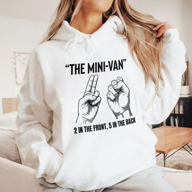 The Mini-Van 2 In The Front 5 In The Back Hand Gesture T Shirt