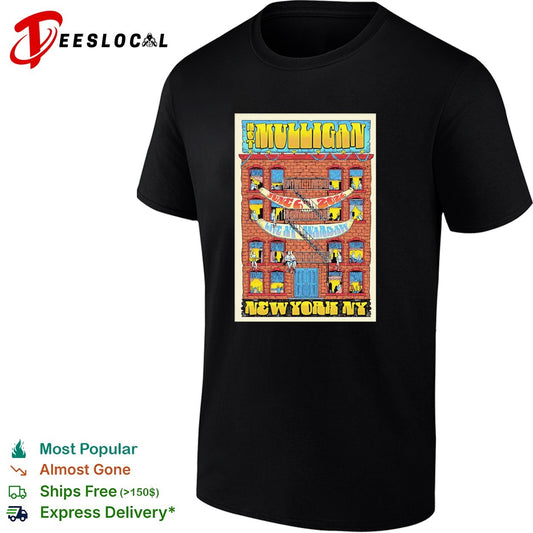The Mulligan New York NY concert poster shirt