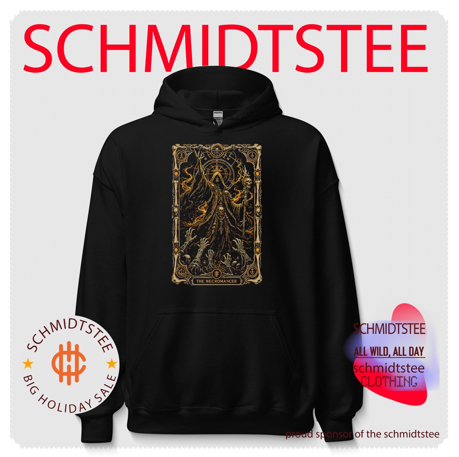 The Necromancer Dark Fantasy Occult Skeleton Art shirt