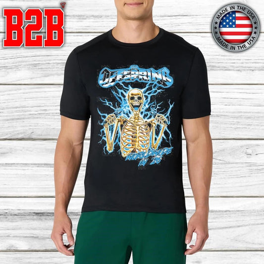 The Offspring Spark Plug Skeleton 2026 Tour Shirt