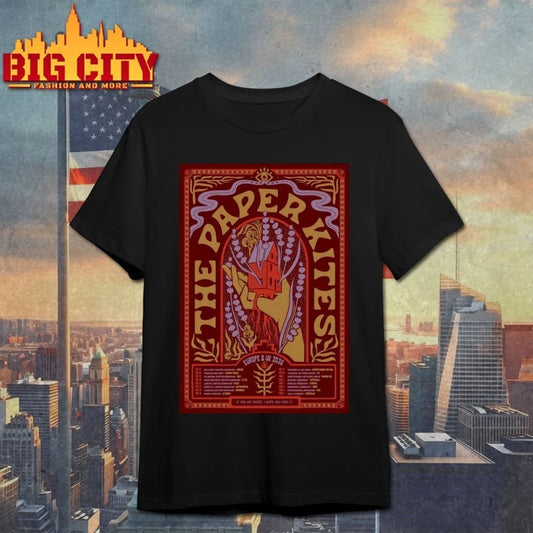 The Paper Kites EU And UK Tour 2026 Poster T-shirt