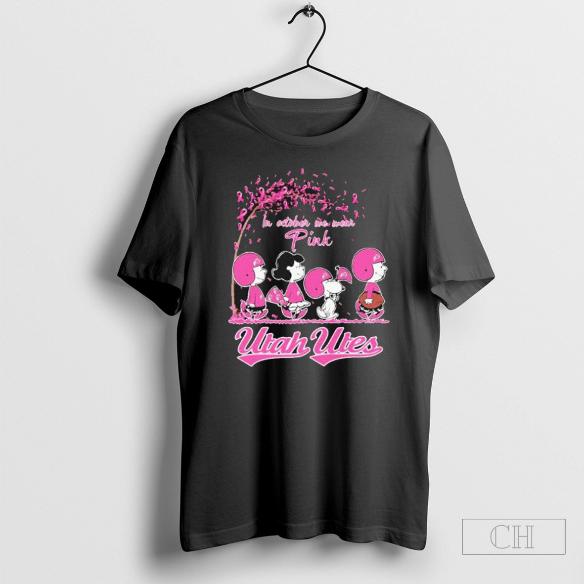 The Peanuts Walking X Utah Utes In October We Wear Pink Shirts