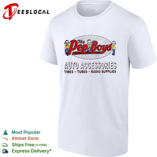 The Pep Boys Manny Moe and Jack Auto Accessories Tires Tubes Radio Supplies shirt