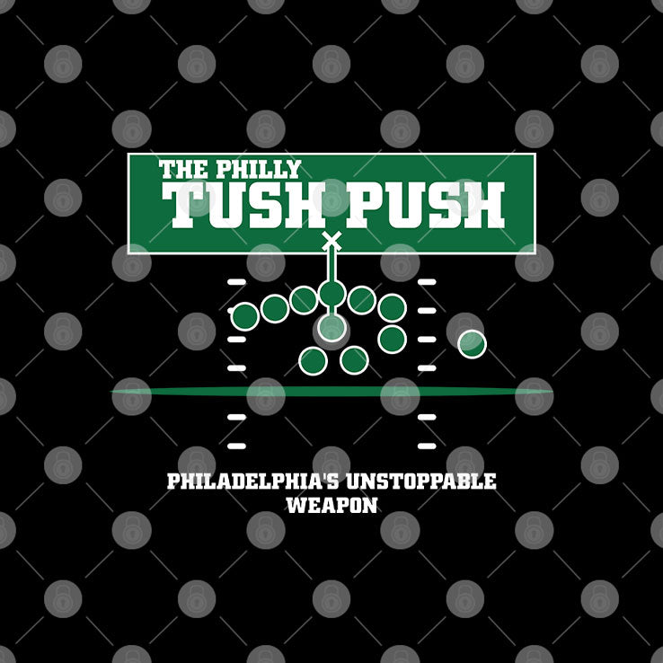The Philly Tush Push Philadelphia’s Unstoppable Weapon T Shirt