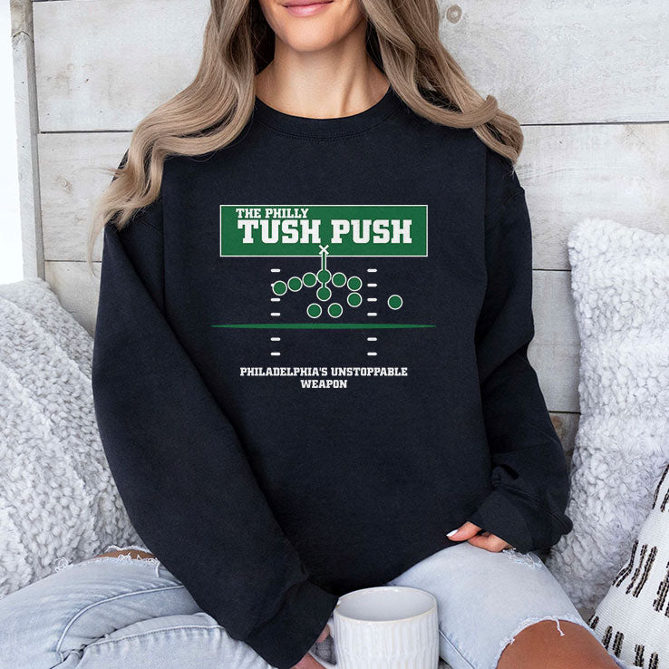 The Philly Tush Push Philadelphia’s Unstoppable Weapon T Shirt