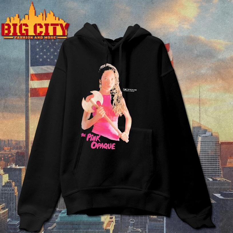 The Pink Opaque Isabel I Saw The Tv Glow Axe Shirt