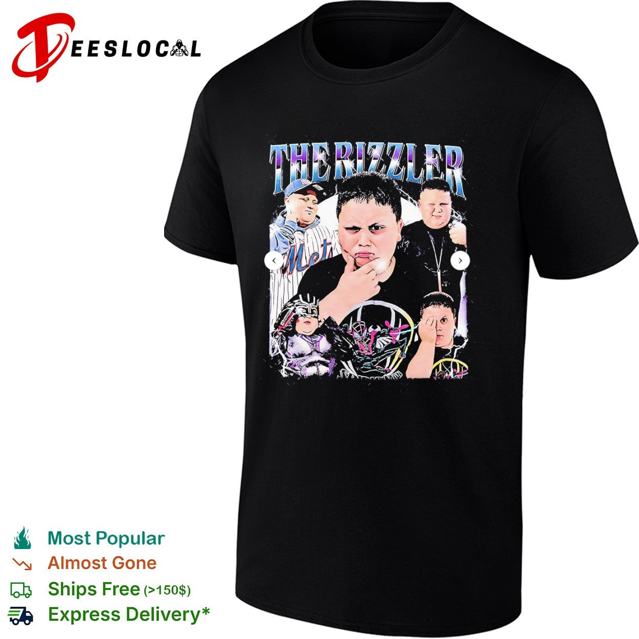 The Rizzler Spider Man New York Mets Marvel Comics shirt