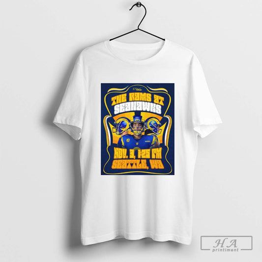 The Royal Tour The Rams At Seahawks Nov 3 Seattle Wa Poster - clothing by TeeHivey.com