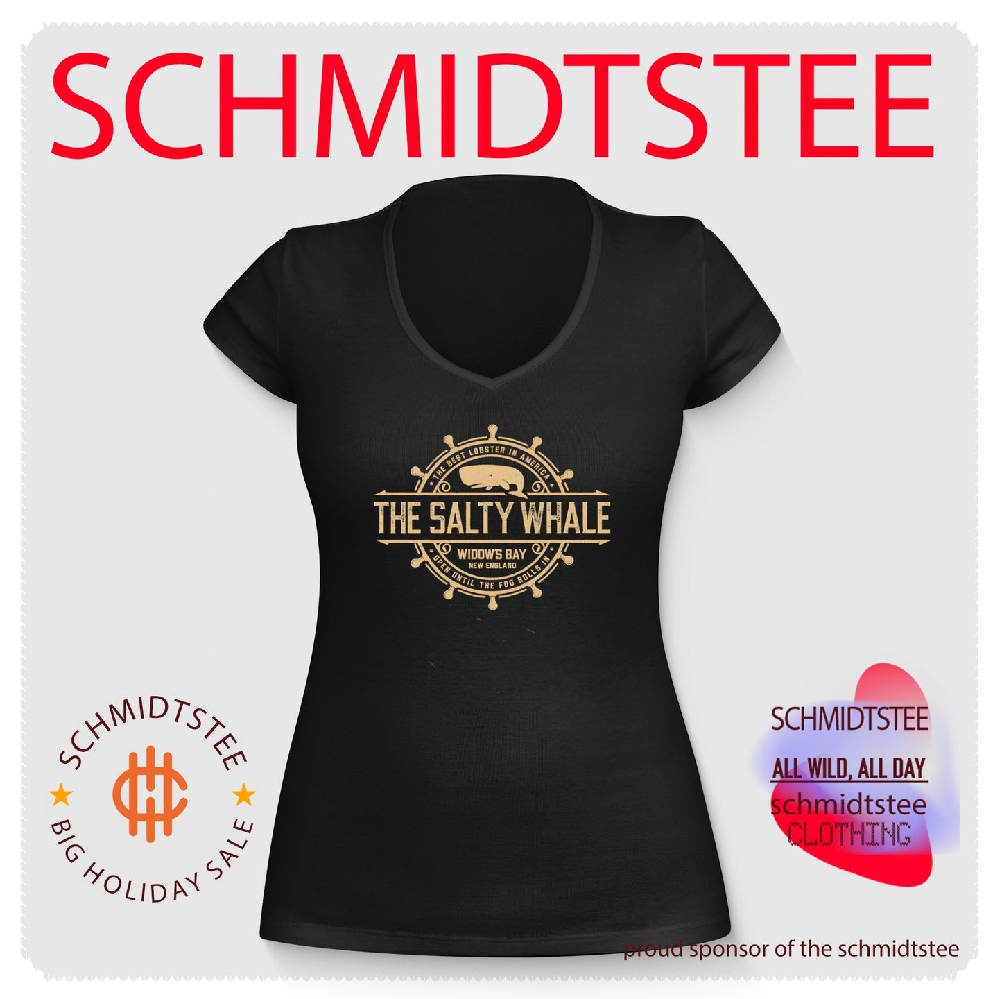 The Salty Whale of Widow’s Bay New England shirt