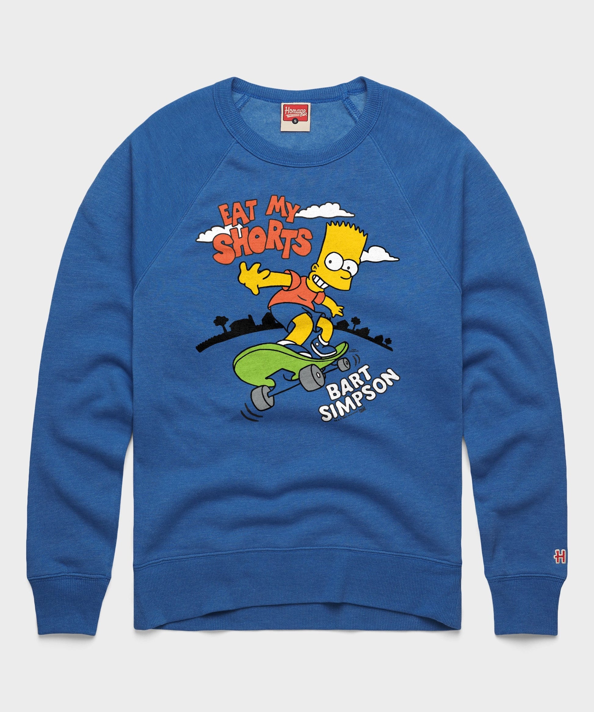 The Simpsons Bart Simpson Eat My Shorts Crewneck