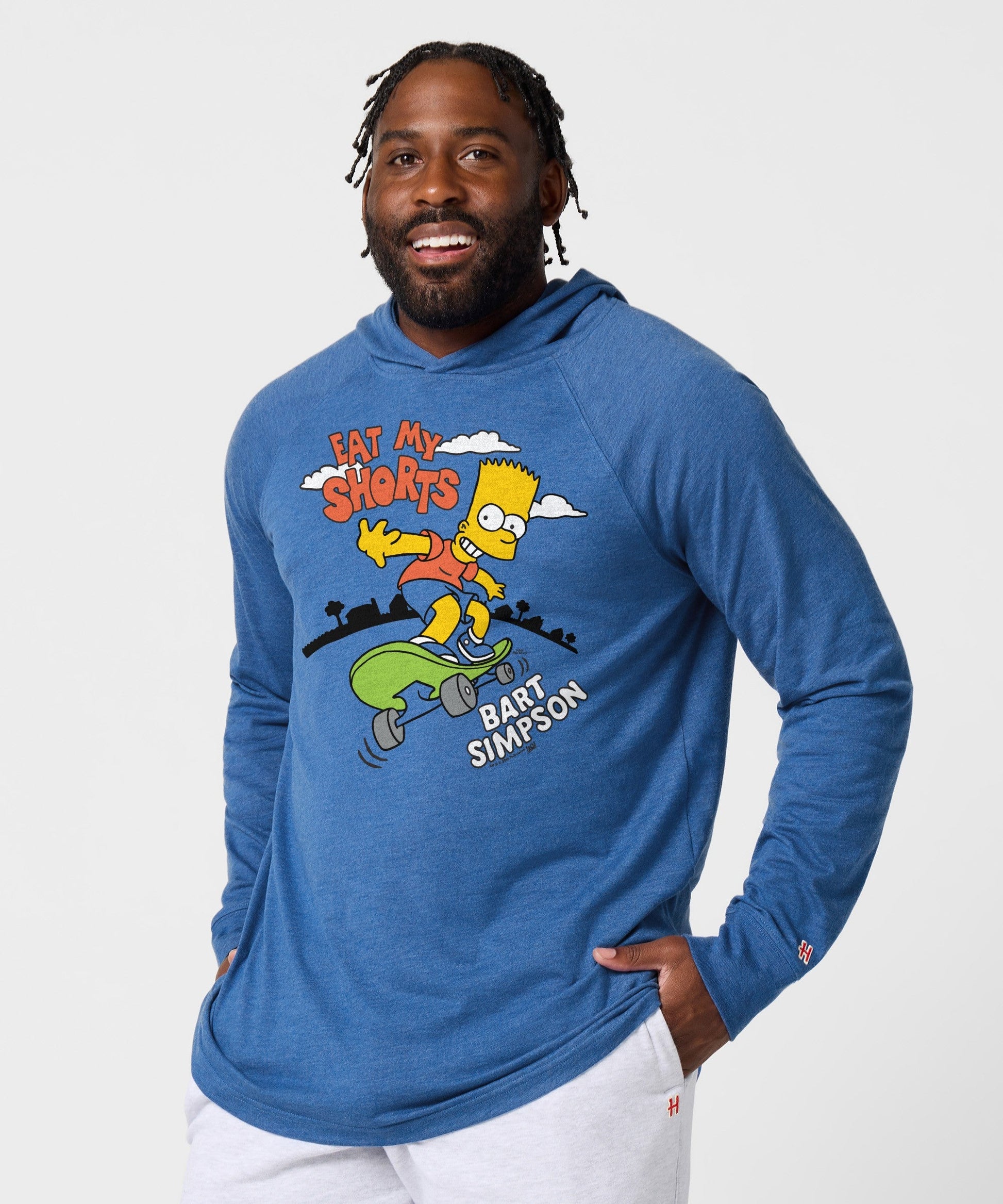 The Simpsons Bart Simpson Eat My Shorts Lightweight Hoodie