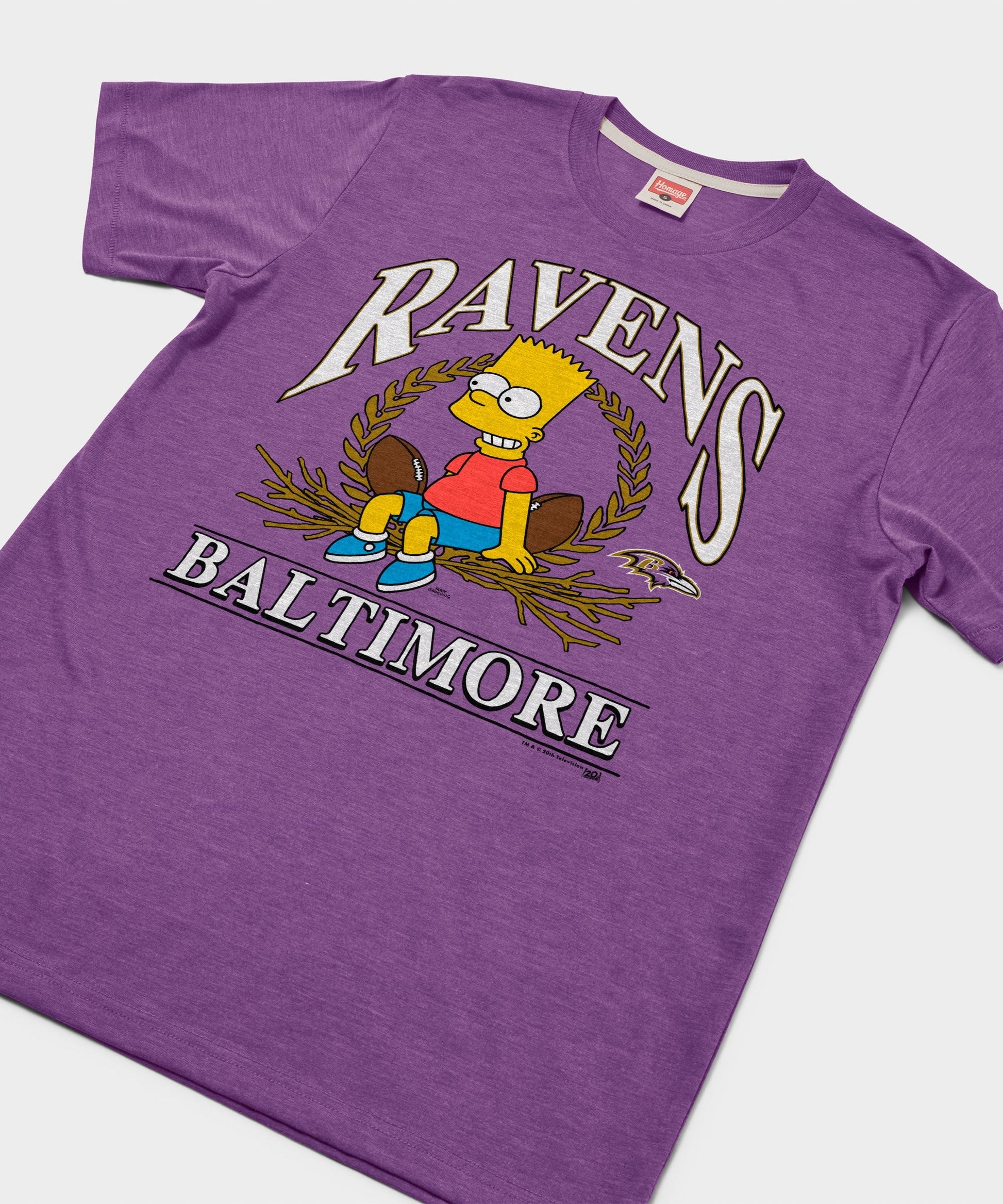 The Simpsons Bart x Baltimore Ravens