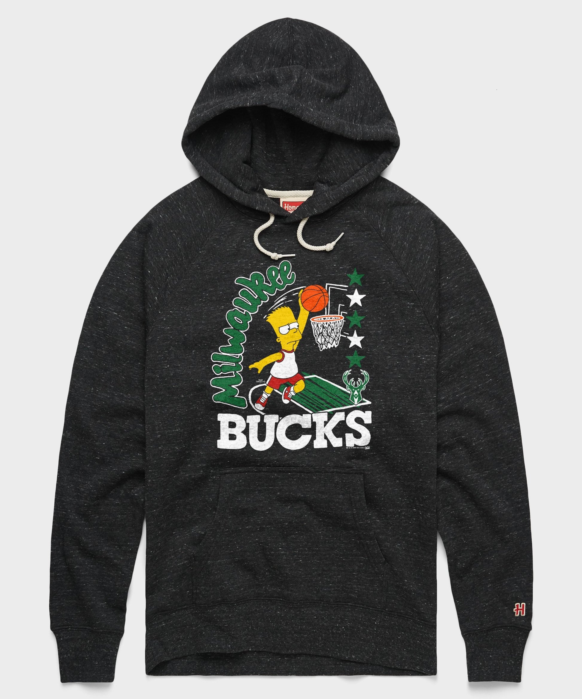The Simpsons Bart x Milwaukee Bucks Hoodie