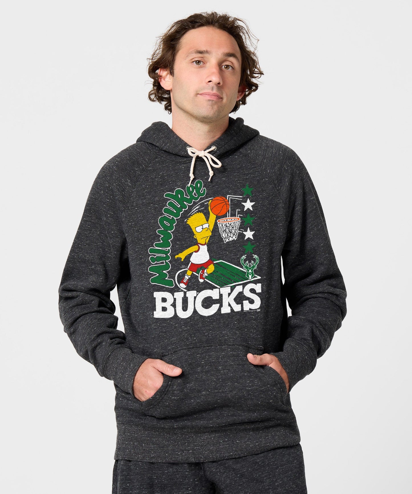 The Simpsons Bart x Milwaukee Bucks Hoodie