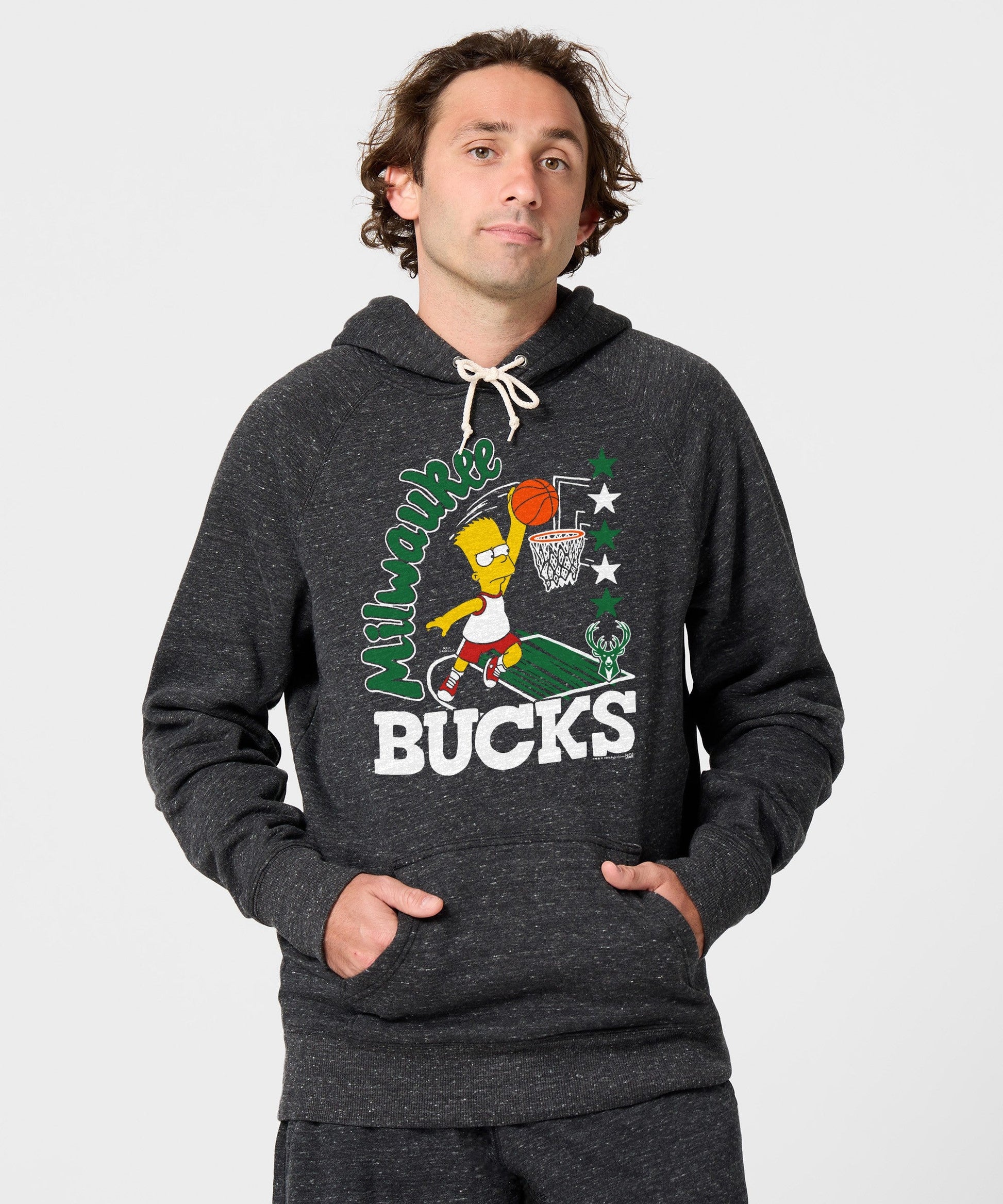 The Simpsons Bart x Milwaukee Bucks Hoodie