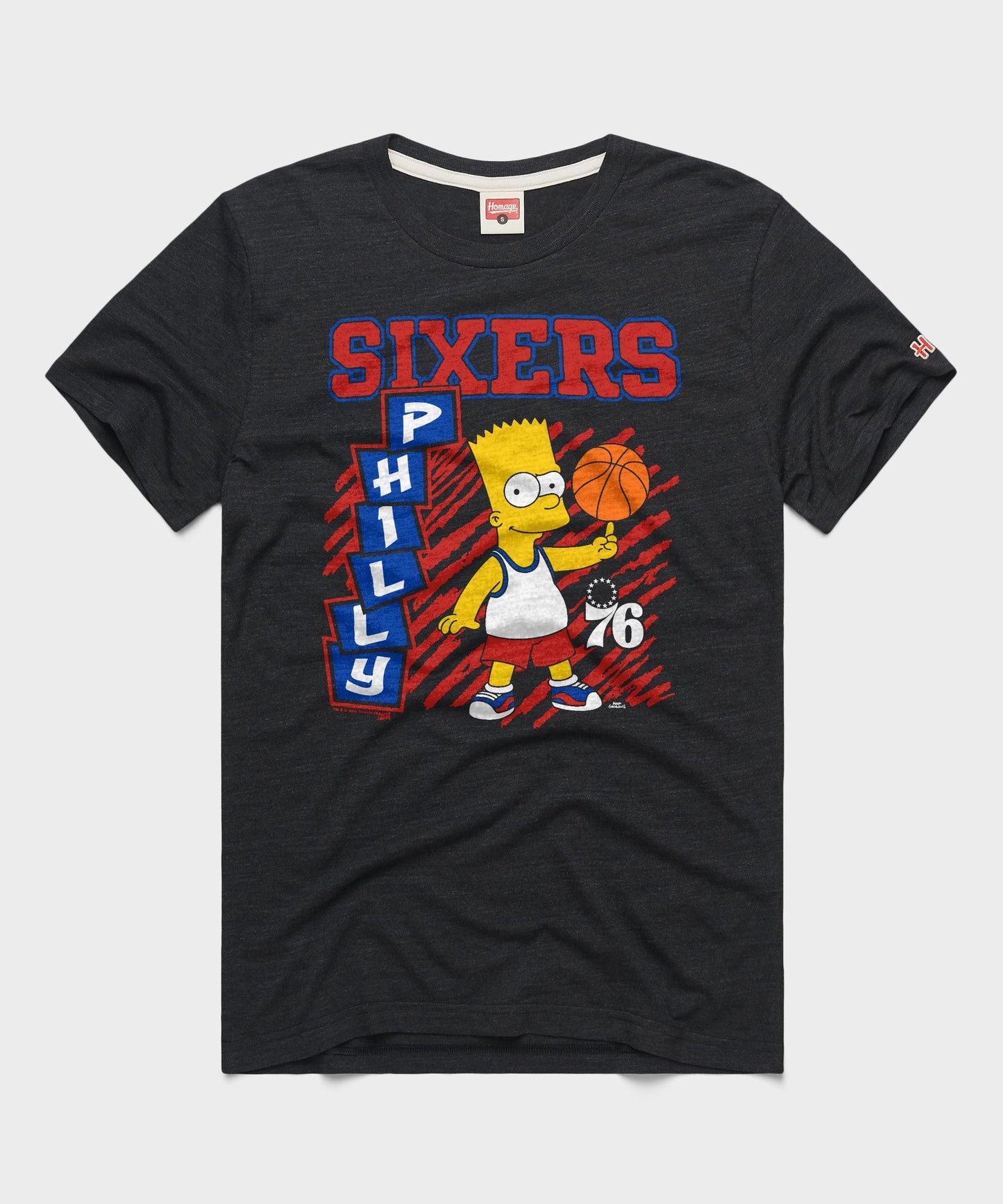 The Simpsons Bart x Philadelphia 76ers