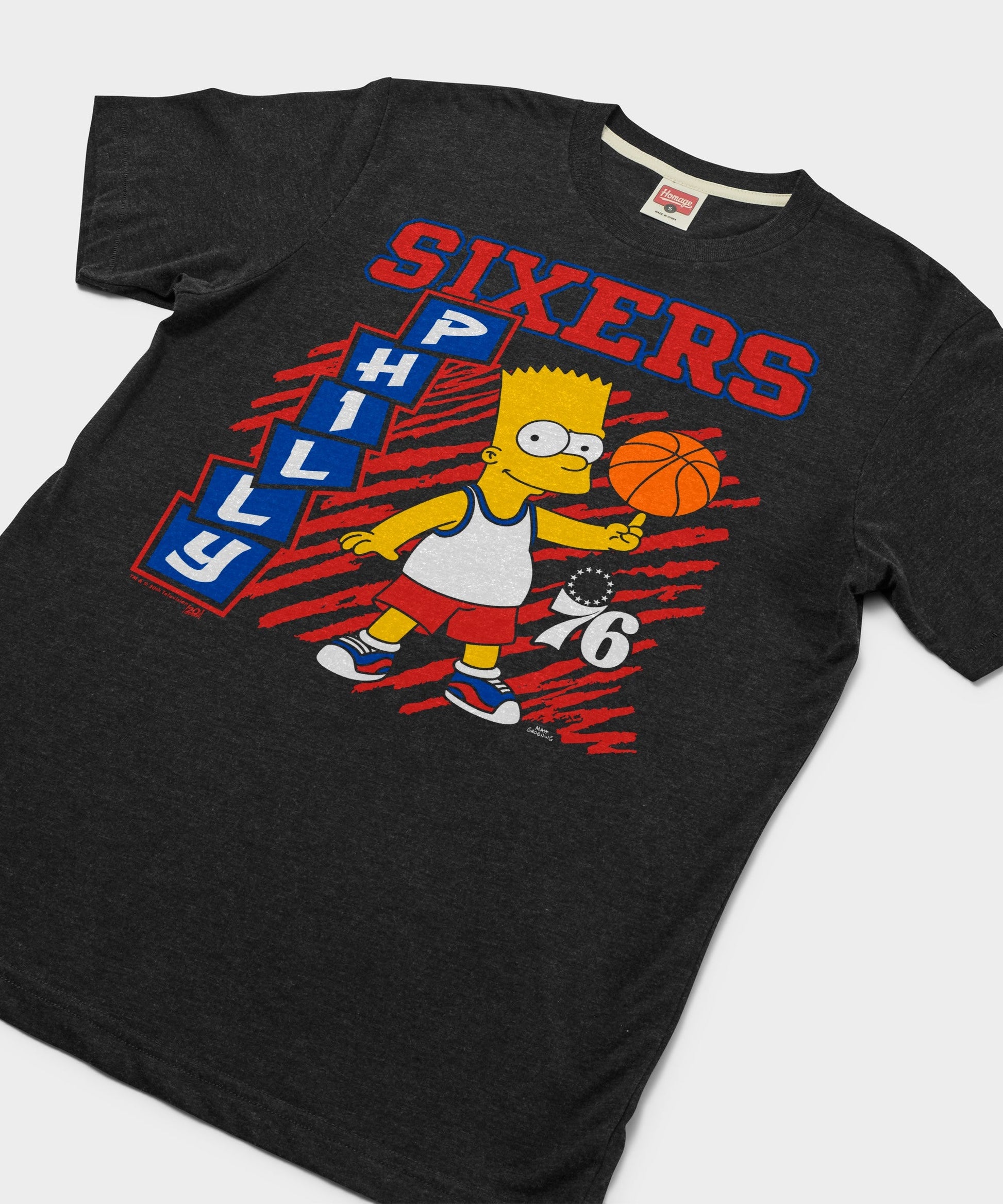 The Simpsons Bart x Philadelphia 76ers