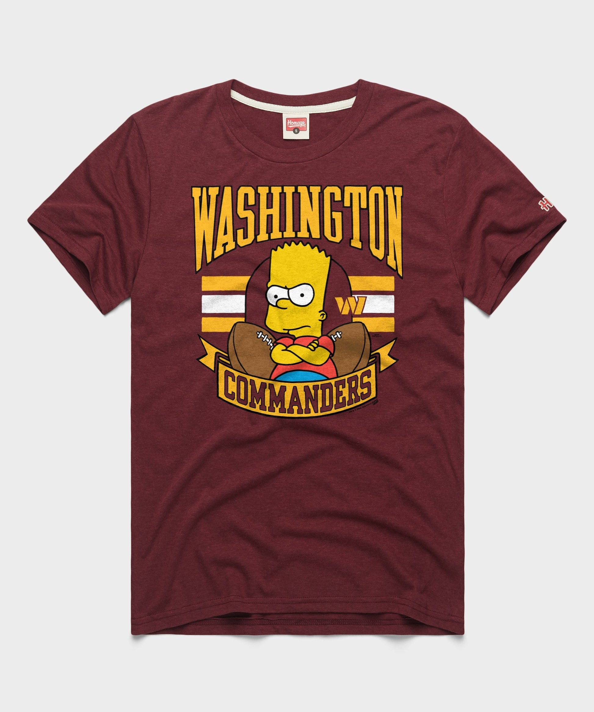 The Simpsons Bart x Washington Commanders