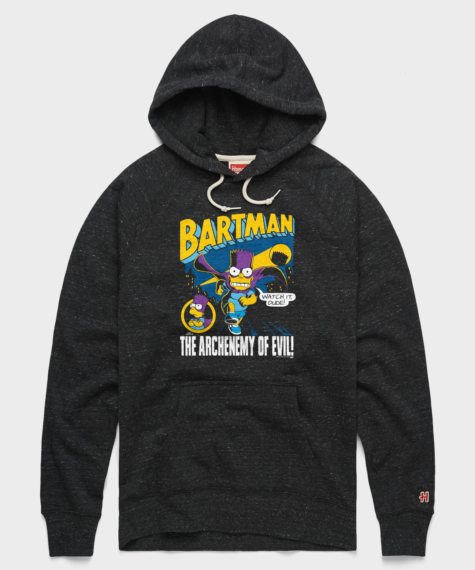 The Simpsons Bartman The Archenemy of Evil Hoodie