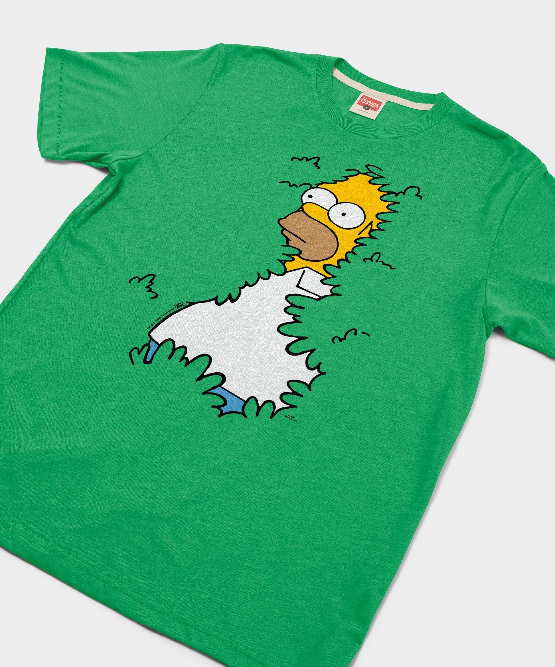 The Simpsons Homer In The Bushes
