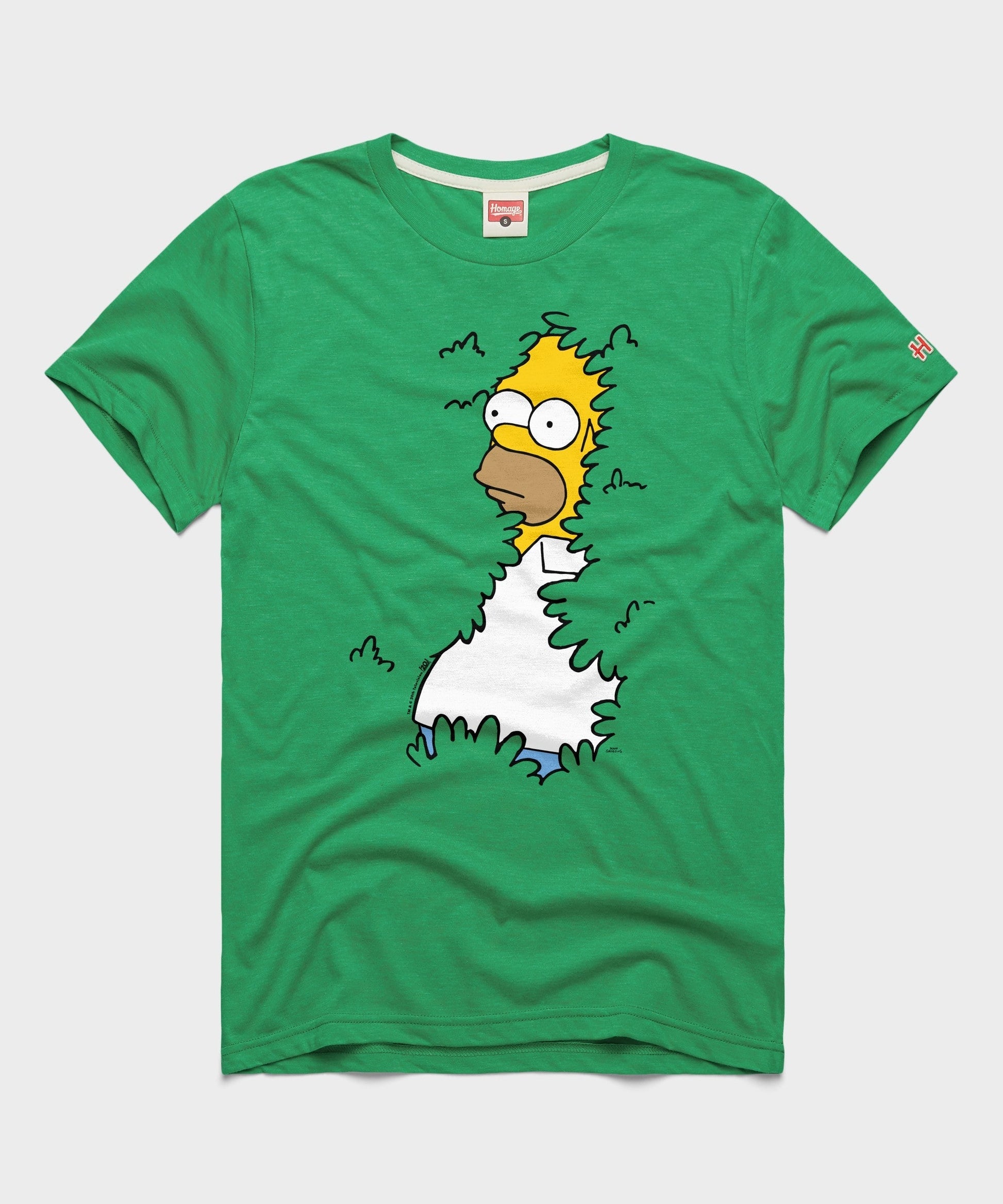 The Simpsons Homer In The Bushes