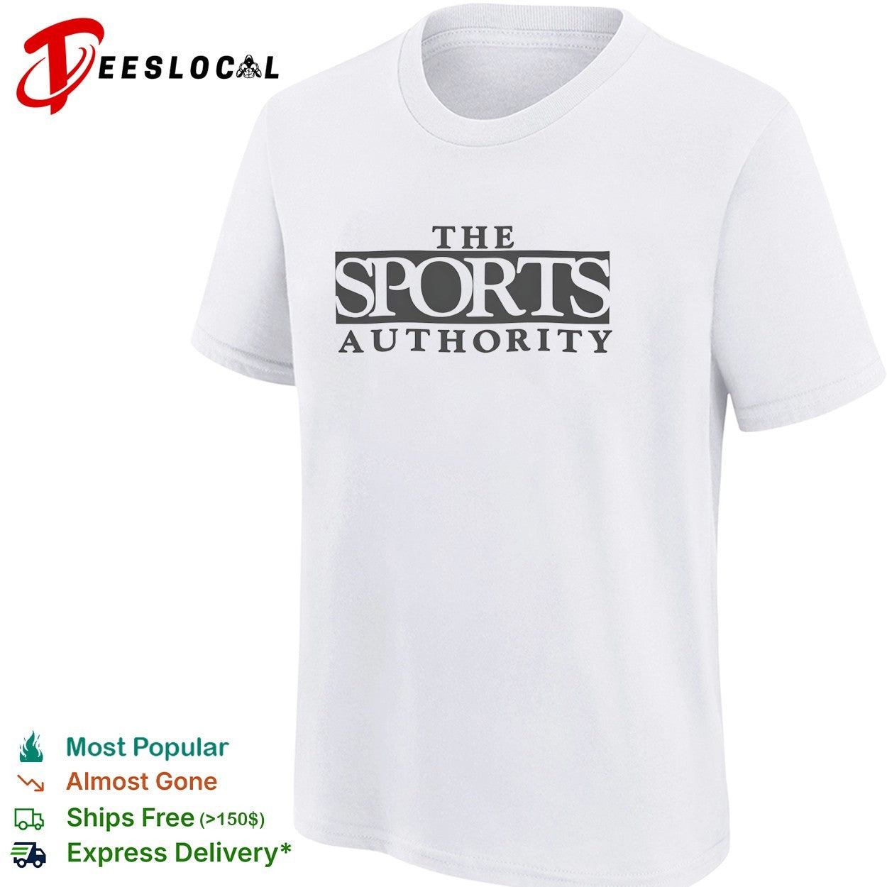 The Sports Authority Parody The Sports Authority Logo Retro Sports Parody Shirt