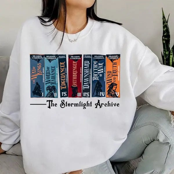 The Stormlight Archive Shirt, Full Stormlight Novel Tee Shirt, Fantasy Book Sweatshirt, Bookworms Shirt, Book Lovers Shirt, Gift For Bookish