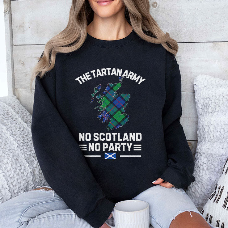 The Tartan Army No Scotland No Party T Shirt