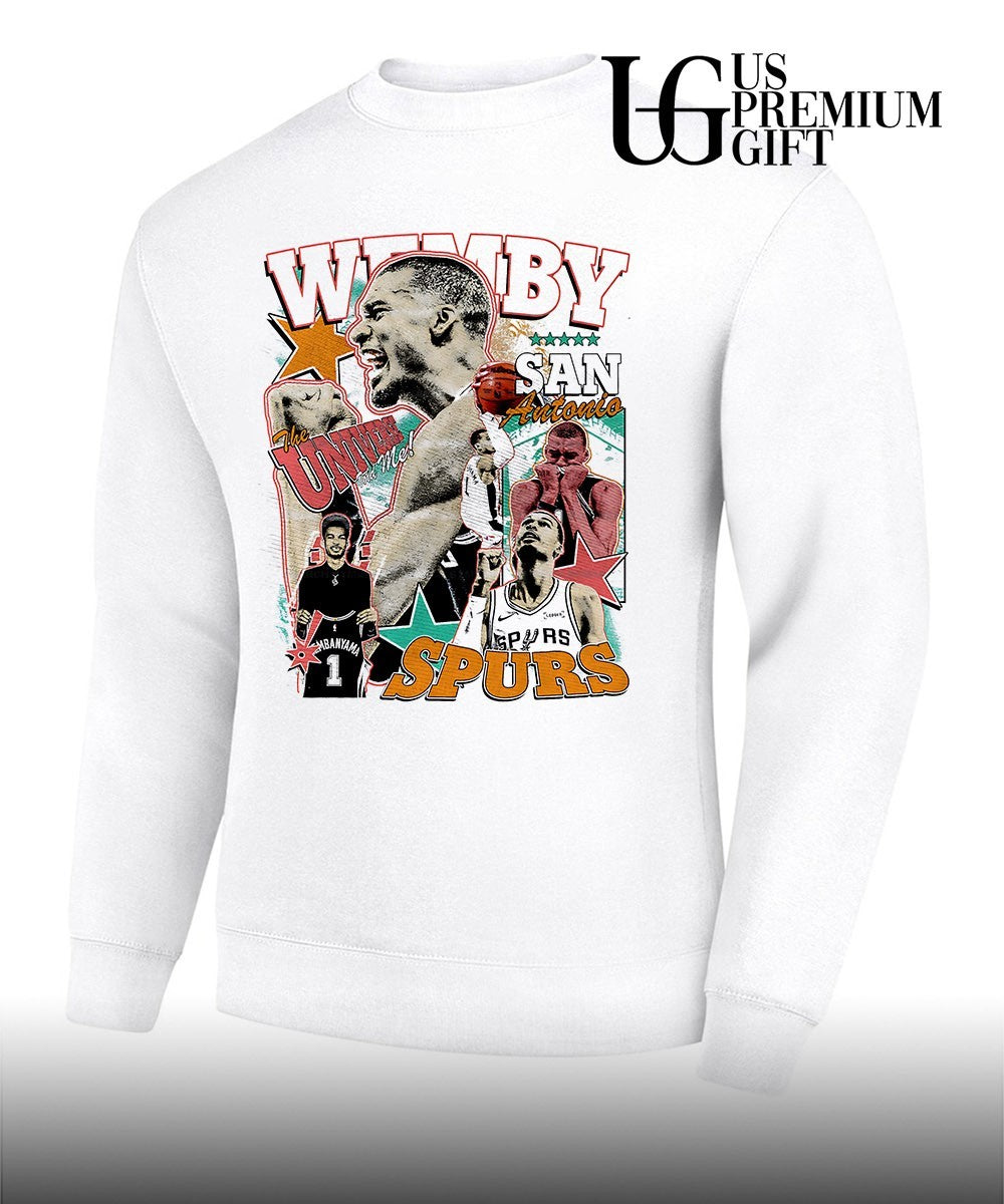 The Universe Told Me Alien Victor Wembanyama San Antonio Spurs NBA 2026 graphic shirt