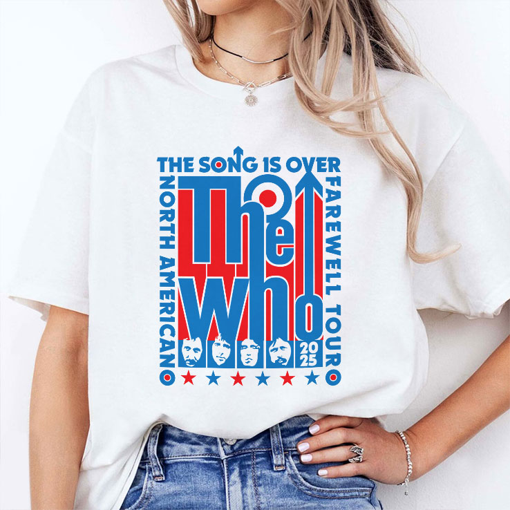 The Who North American Farewell Tour 2025 T Shirt