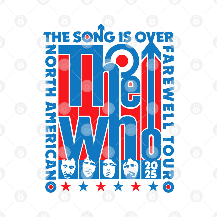 The Who North American Farewell Tour 2025 T Shirt