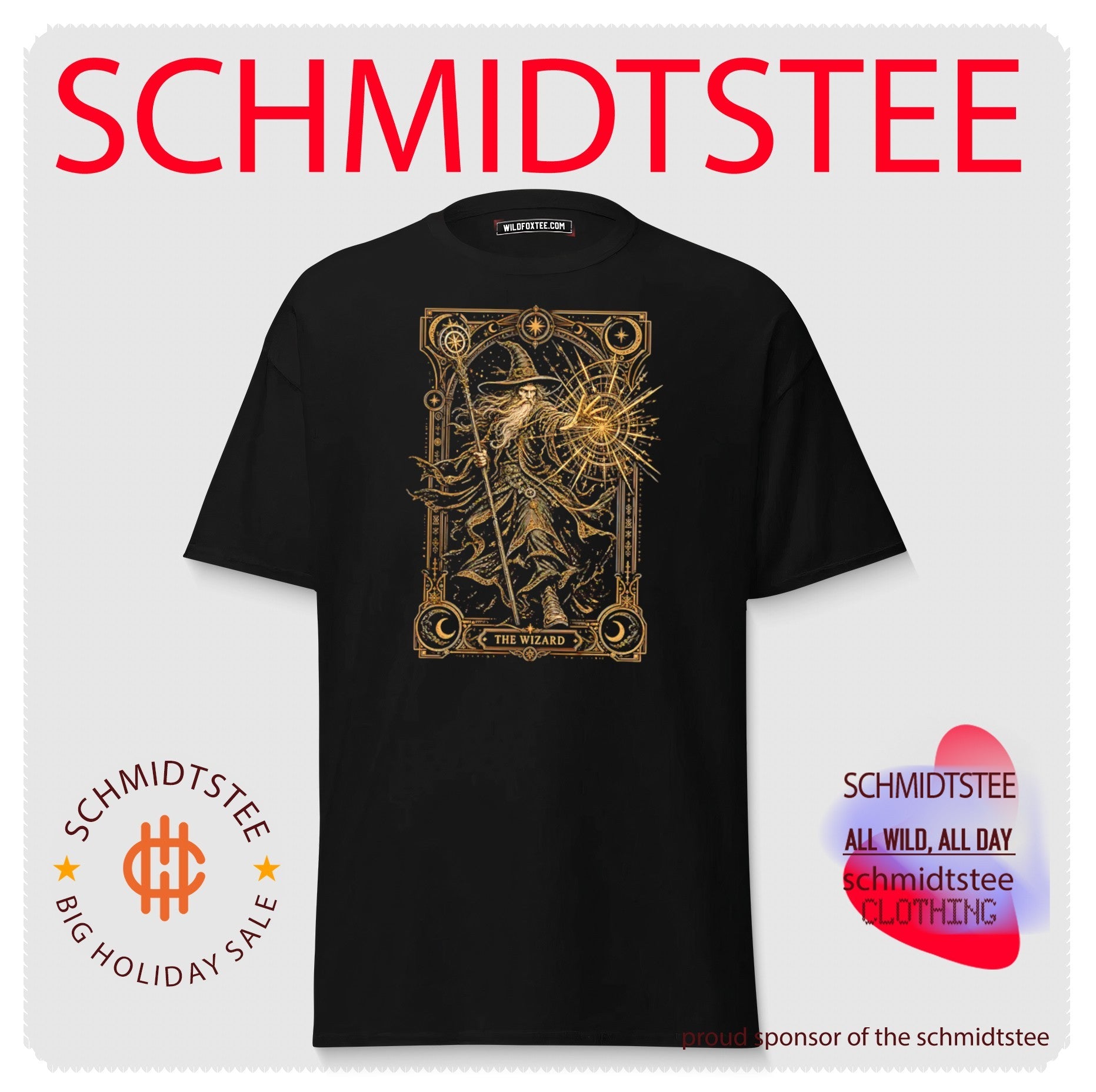 The Wizard Tarot Card Mystical Magic Spellcaster shirt