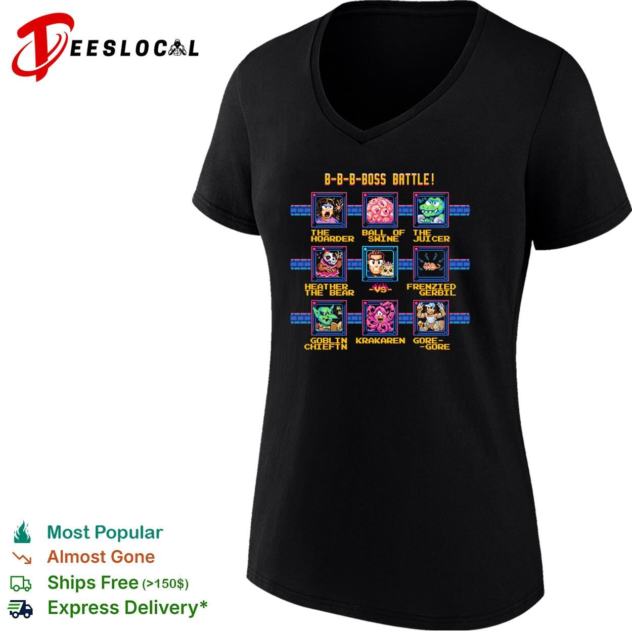 The center features Carl and Princess Donut shirt