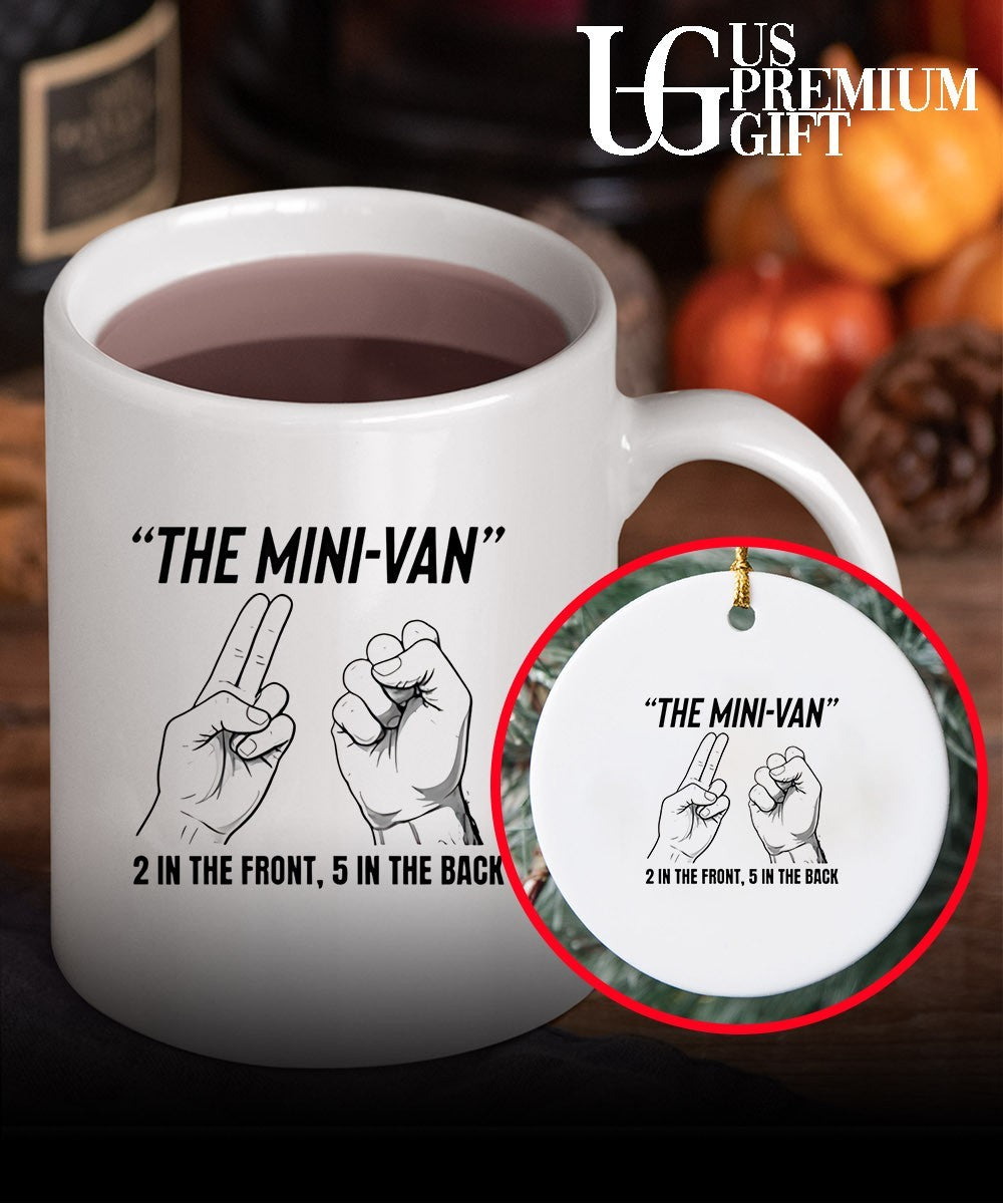The mini van 2 in the front 5 in the back T-shirt