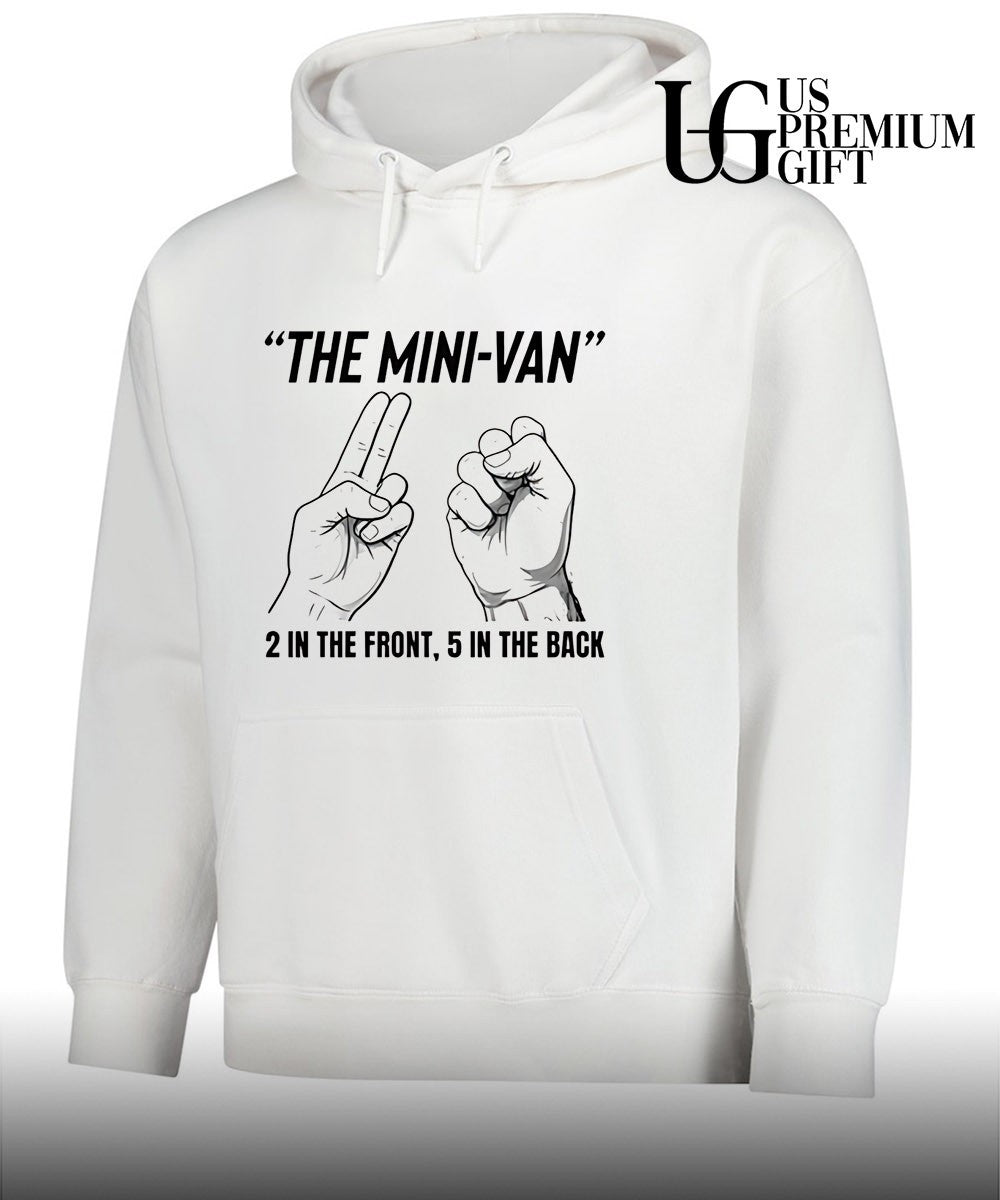 The mini van 2 in the front 5 in the back T-shirt