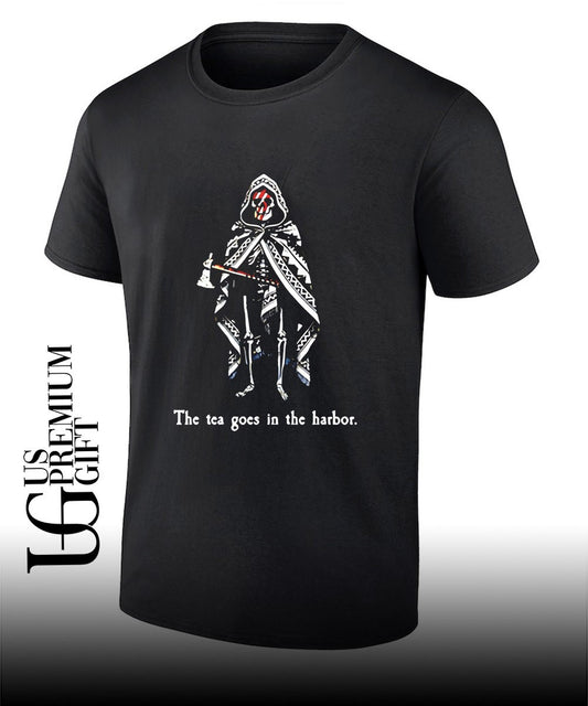The tea goes in the harbor shirt