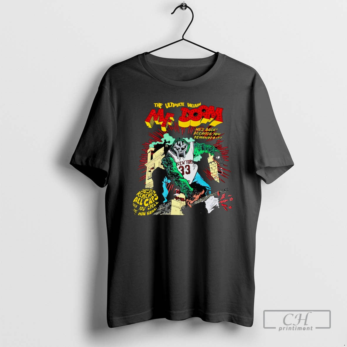 The Ultimate Villain Mf Doom Hes Back Because You Demanded It T Shirts - clothing by TeeHivey.com