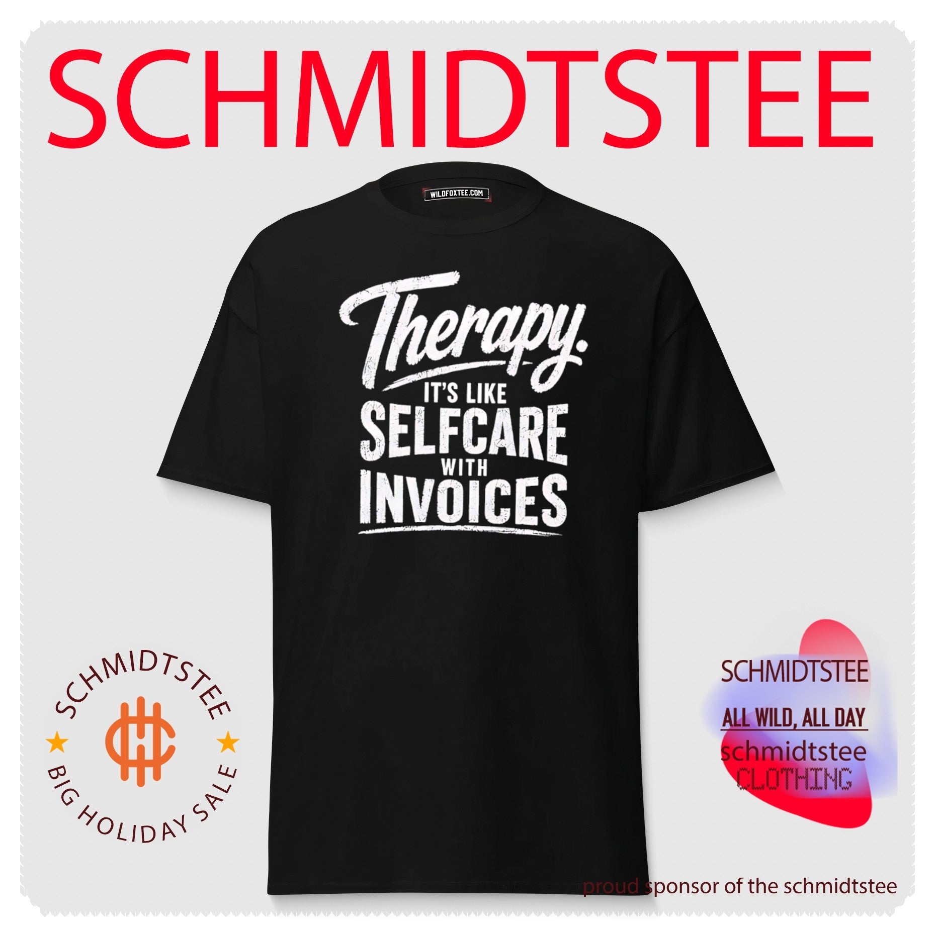 Therapy it’s like selfcare with invoices shirt