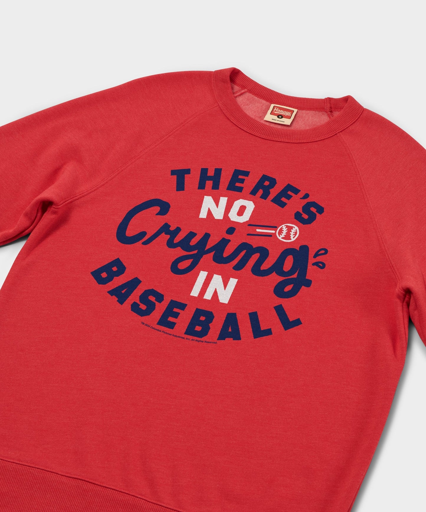 There's No Crying In Baseball Crewneck