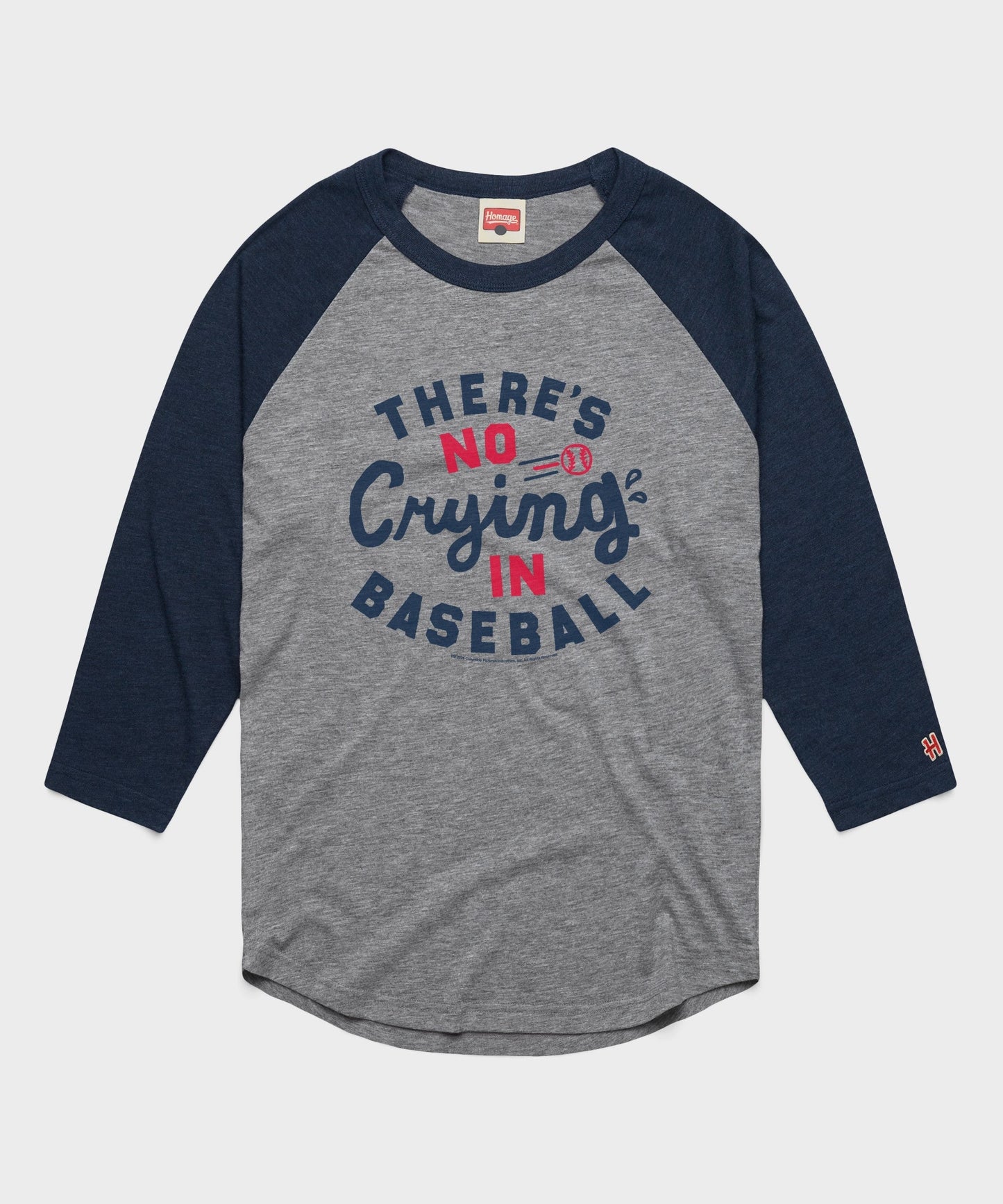 There's No Crying In Baseball Raglan