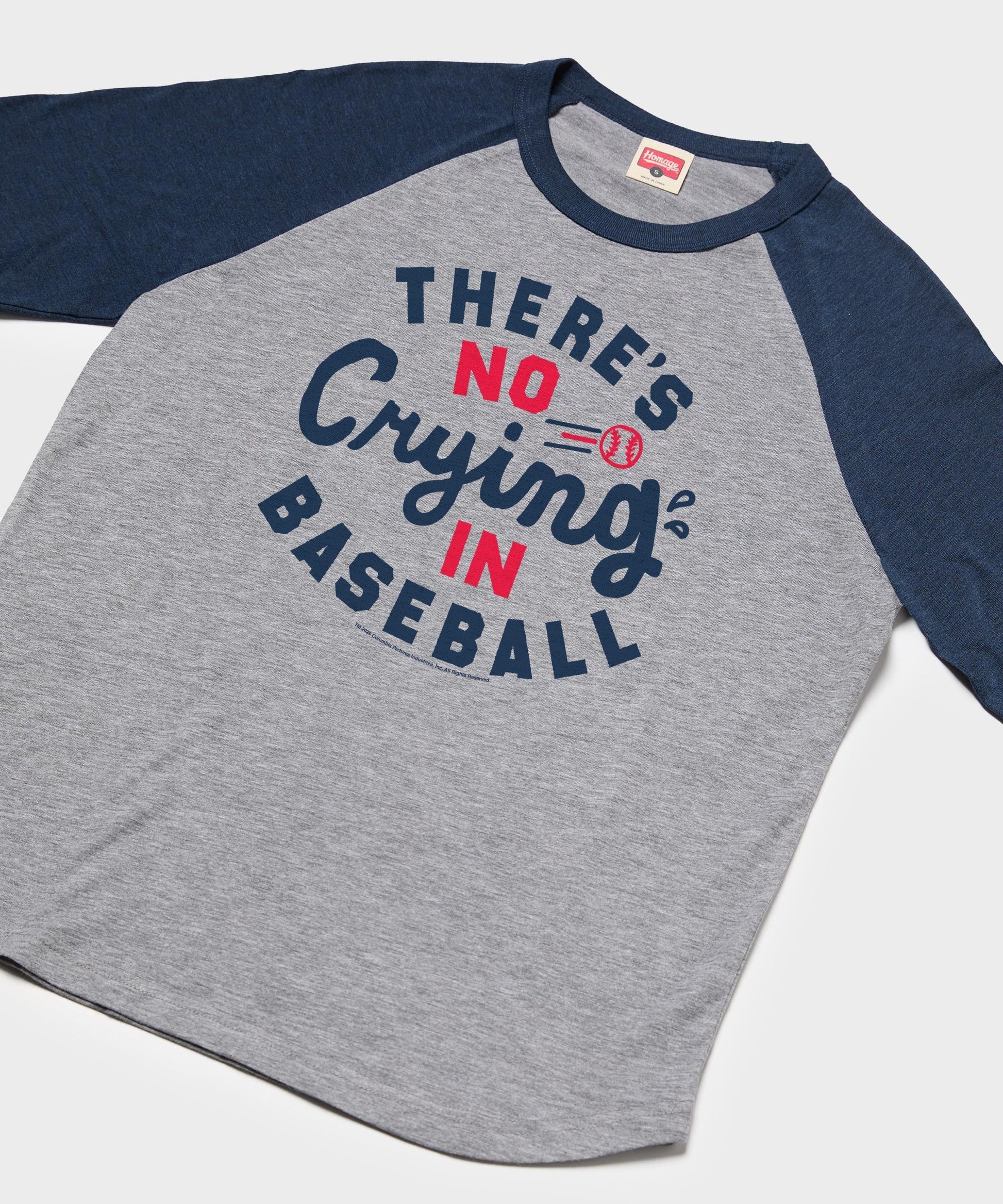 There's No Crying In Baseball Raglan