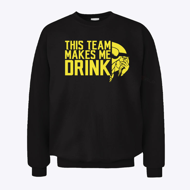This Team Makes Me Drink Minnesota Vikings Sweatshirt