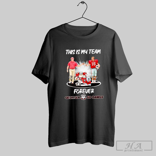This Is My Team Forever Georgia Go Dawgs - clothing by TeeHivey.com