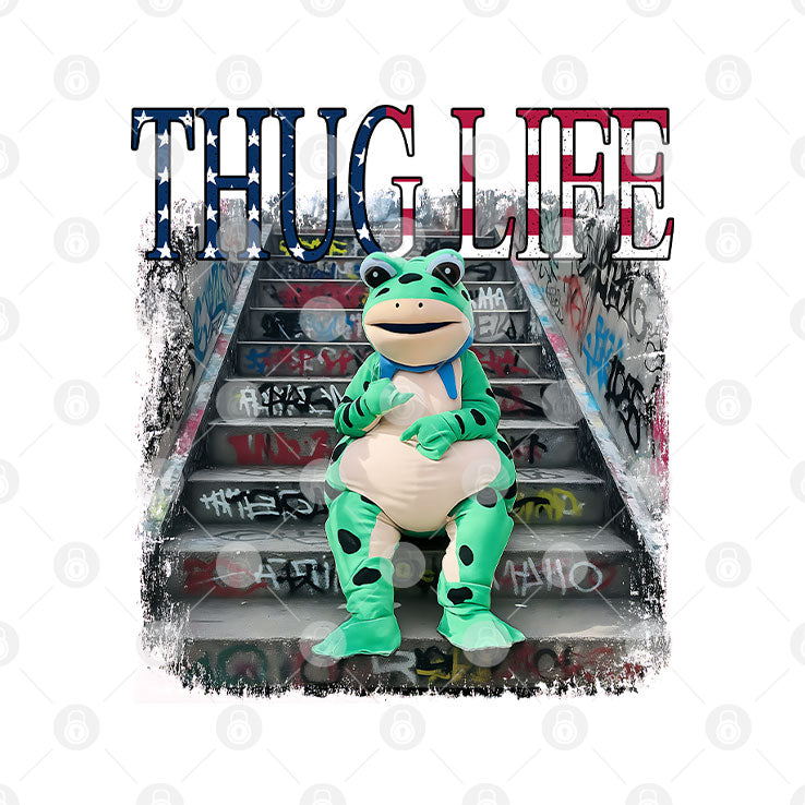 Thug Life Portland Frog Protest T Shirt