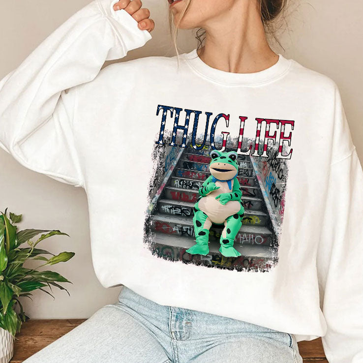 Thug Life Portland Frog Protest T Shirt