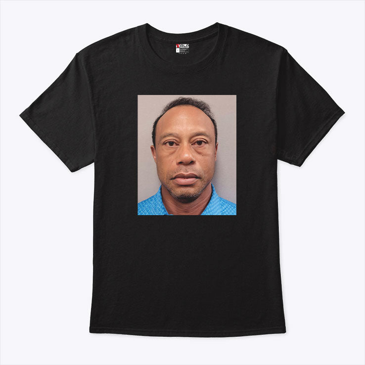 Tiger Woods Mugshot 2026 Tee Shirt