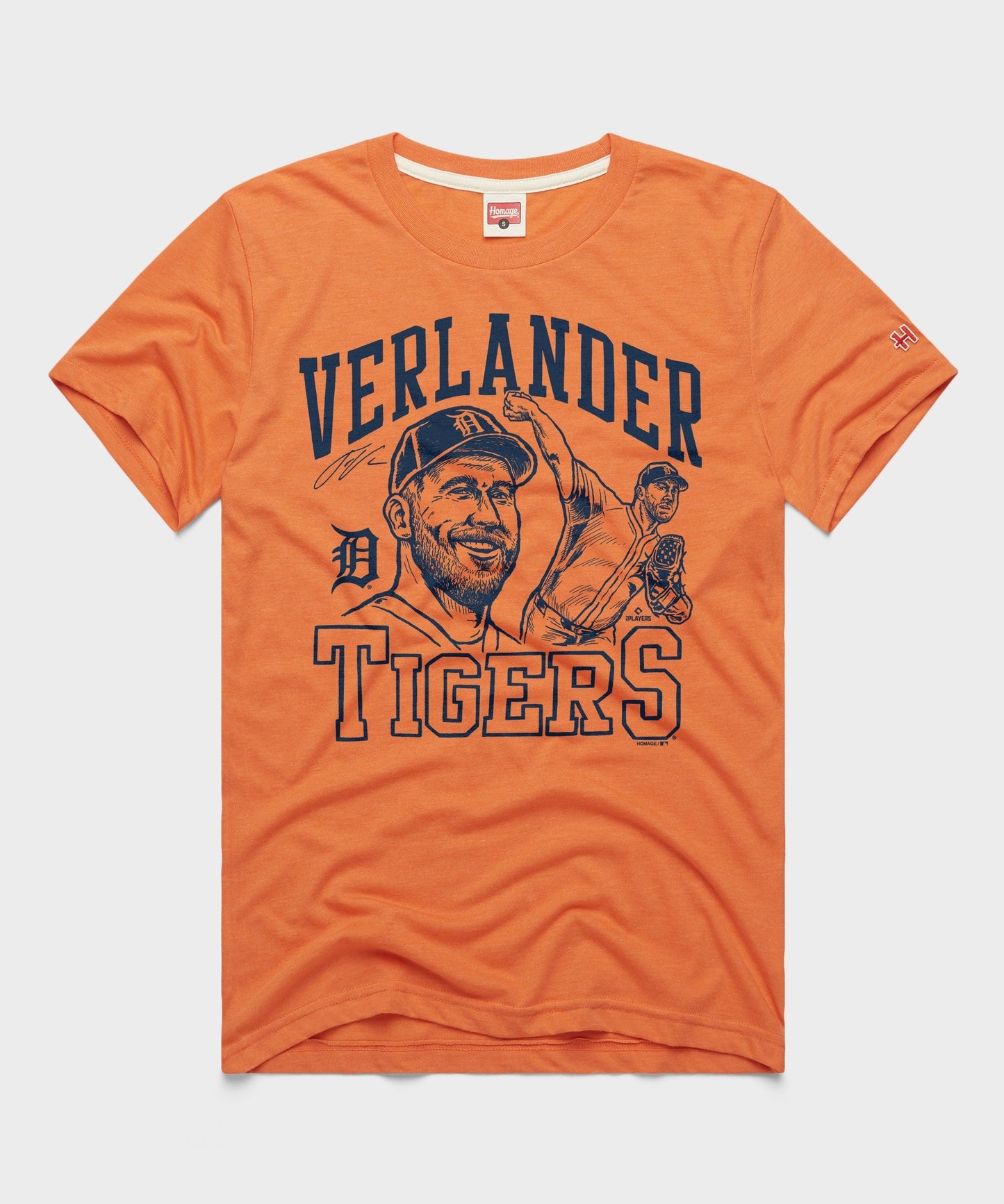 Tigers Justin Verlander Signature Portrait