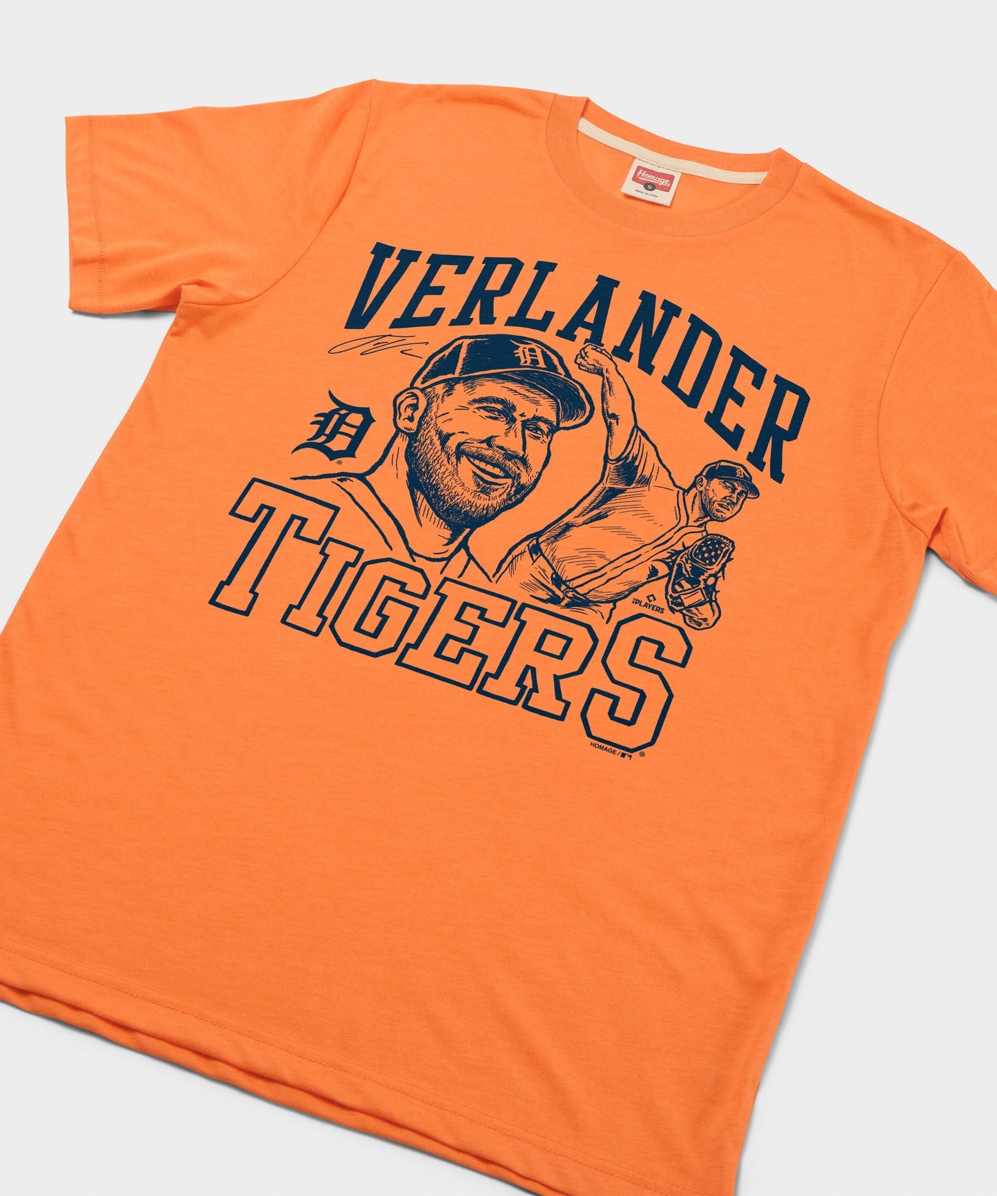 Tigers Justin Verlander Signature Portrait