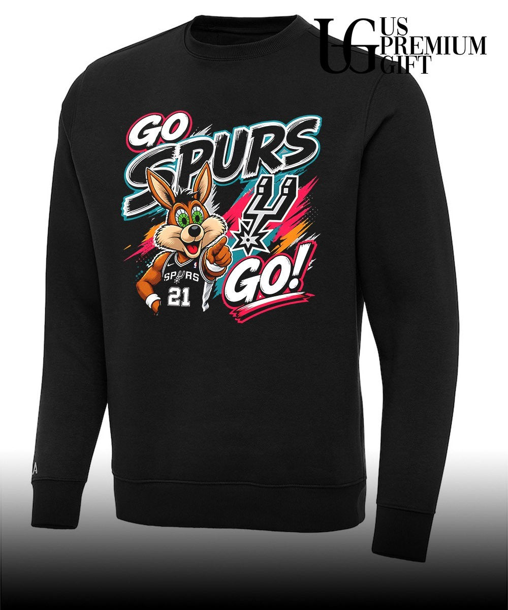Tim Duncan San Antonio Spurs NBA Coyote Go Spurs Go shirt