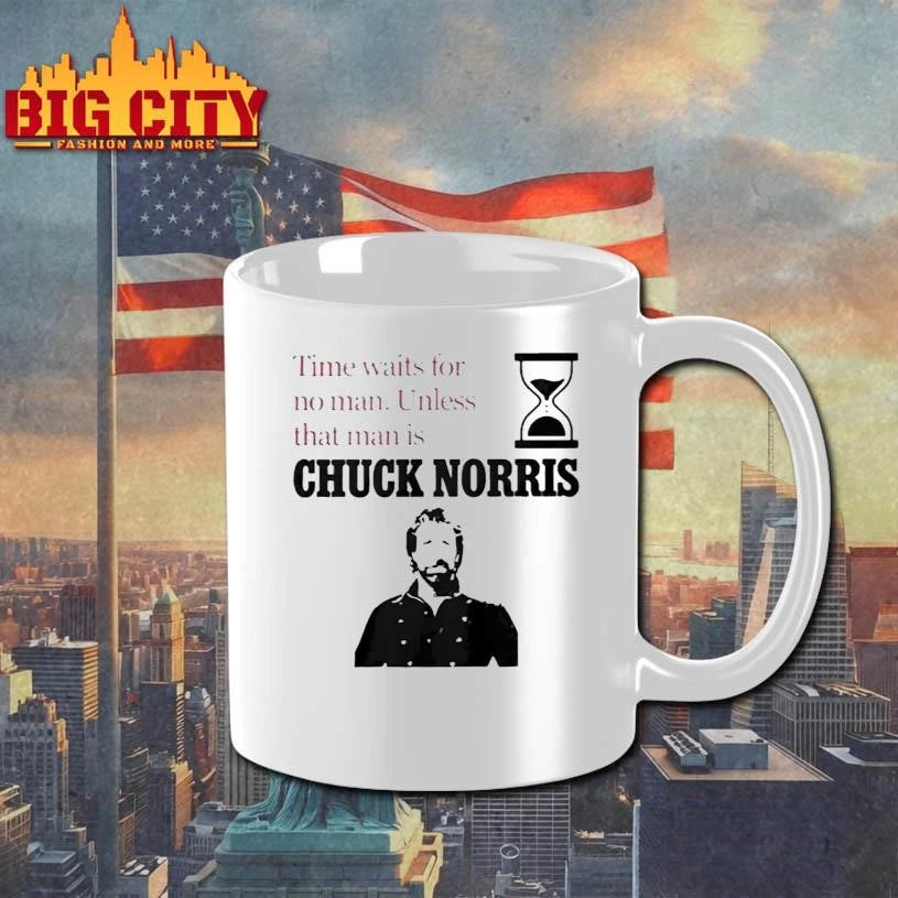 Time Waits For No Man Unless That Man Is Chuck Norris 2026 Classic Shirt